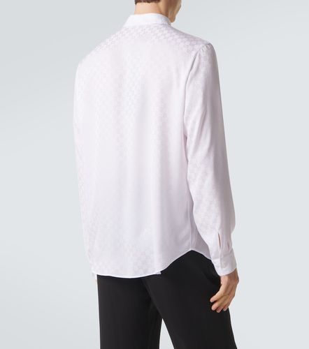 Camicia in jacquard di seta GG - Gucci - Modalova