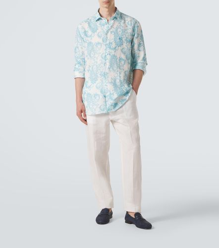 Etro Pantalones slim de lino - Etro - Modalova