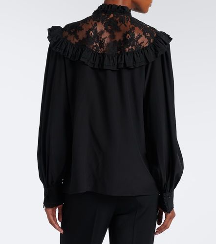 Chloé Bluse aus Seide mit Spitze - Chloe - Modalova