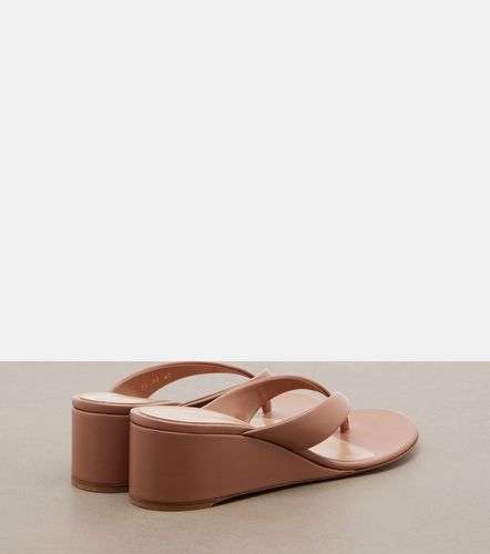 Sandali infradito platform in pelle - Gianvito Rossi - Modalova