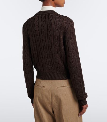 Cardigan in seta a trecce - Ralph Lauren Collection - Modalova