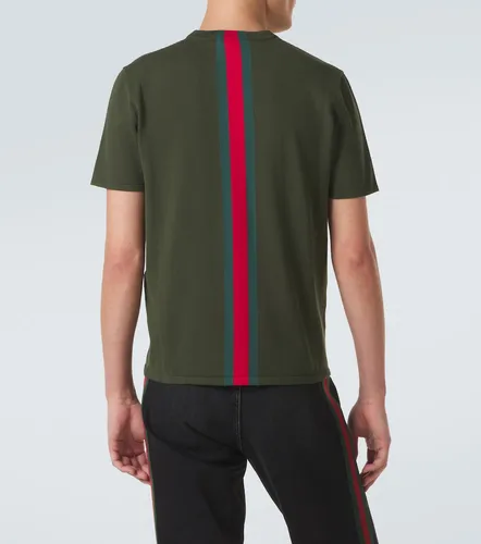Gucci Camiseta de algodón con Web - Gucci - Modalova