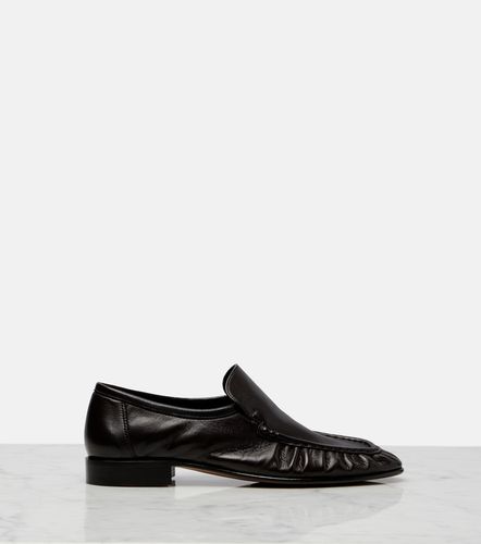 The Row Soft ruched leather loafers - The Row - Modalova