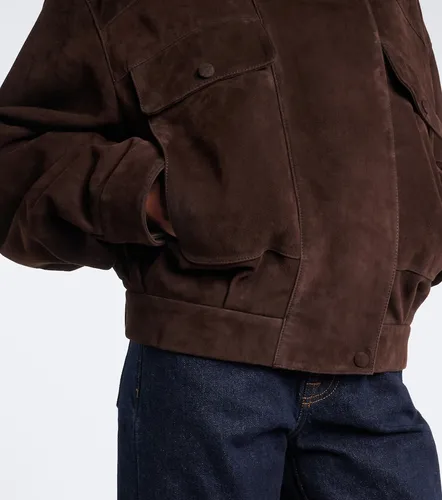 Nour Hammour Suede blouson jacket - Nour Hammour - Modalova