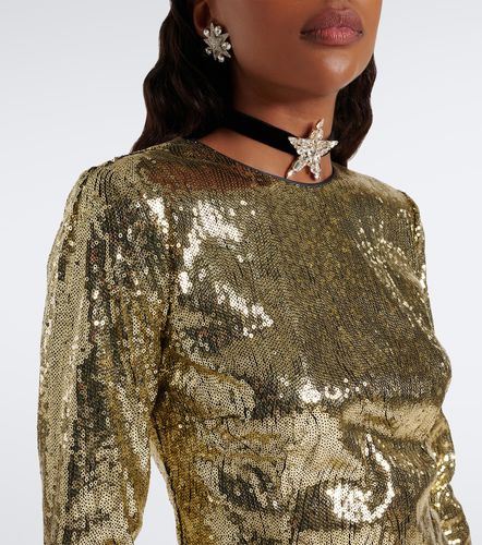 Abito corto con paillettes - Dolce&Gabbana - Modalova
