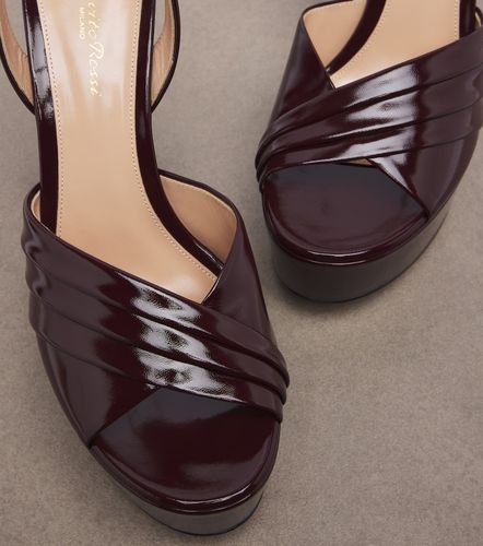 Sandali platform in pelle - Gianvito Rossi - Modalova