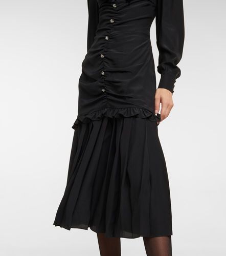 Alessandra Rich Abito midi in seta - Alessandra Rich - Modalova