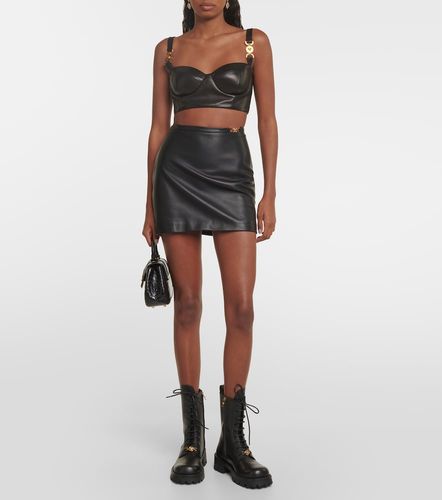 Vagabond leather lace-up boots - Versace - Modalova