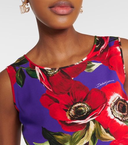 Top Anemone en mezcla de seda - Dolce&Gabbana - Modalova