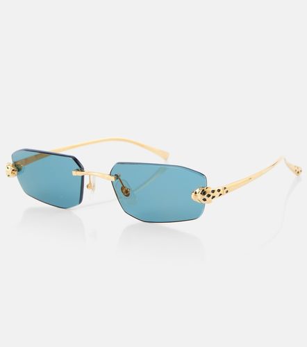 Panthere de Cartier rectangular sunglasses - Cartier Eyewear Collection - Modalova