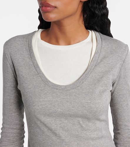 Abito lungo in jersey di cotone - Jil Sander - Modalova