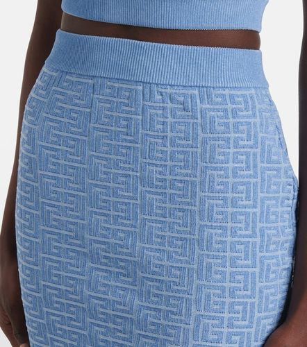 Balmain Monogram miniskirt - Balmain - Modalova
