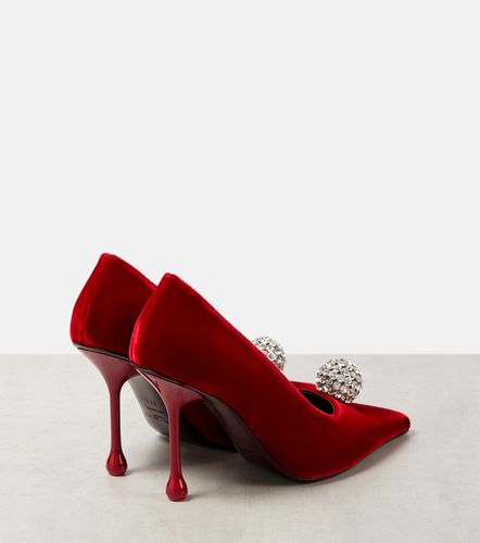 Pumps Orb 95 in velluto con cristalli - Jimmy Choo - Modalova