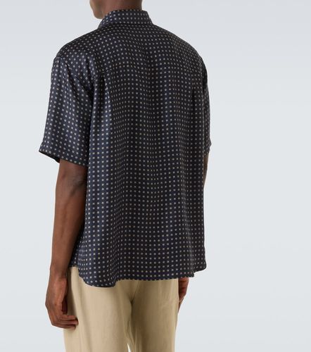 Camisa de seda estampada - Saint Laurent - Modalova