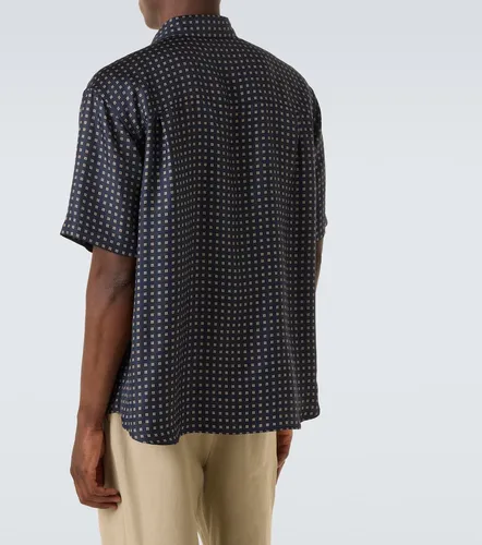 Camisa de seda estampada - Saint Laurent - Modalova