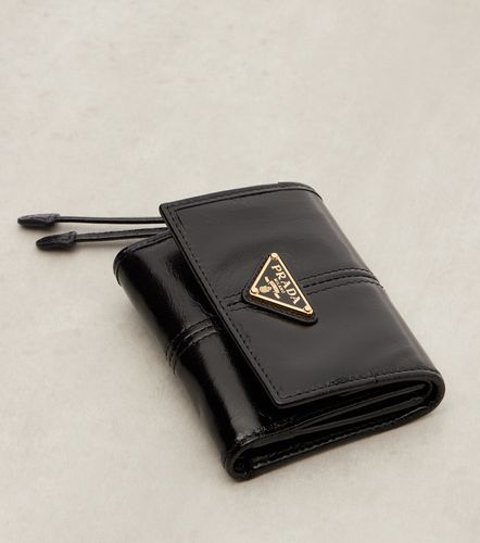 Prada Cartera de piel con logo - Prada - Modalova