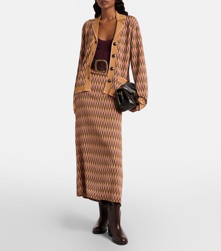 Rixo Gonna midi in jacquard Brandy - Rixo - Modalova