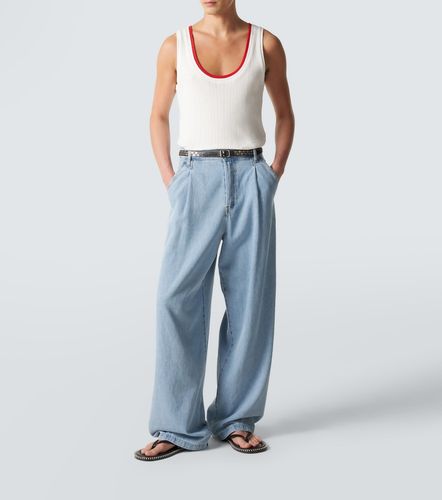 Tank top in pointelle di cotone - Dries Van Noten - Modalova