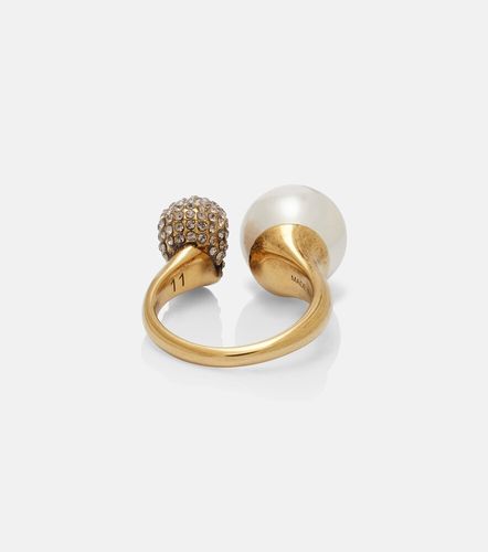 McQueen Skull embellished ring - McQueen - Modalova