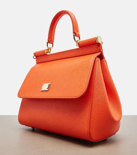 Sicily Small leather top-handle bag - Dolce&Gabbana - Modalova
