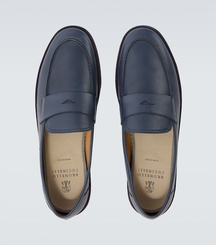 Mocassini in pelle - Brunello Cucinelli - Modalova