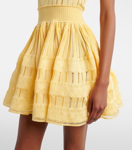 Alaïa Vestido corto de punto - Alaia - Modalova