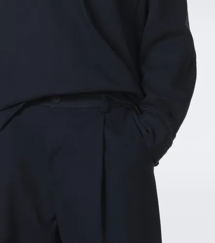 Shire pleated cotton wide-leg pants - Studio Nicholson - Modalova