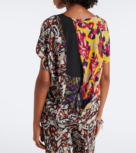 Dries Van Noten Printed draped top - Dries Van Noten - Modalova