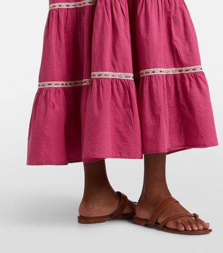 Vestido midi Chandra de algodón escalonado - Rixo - Modalova