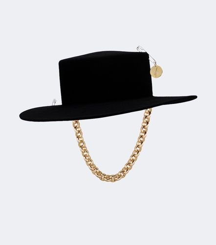 Fedora aus Wolle mit Kettendetail - Ruslan Baginskiy - Modalova