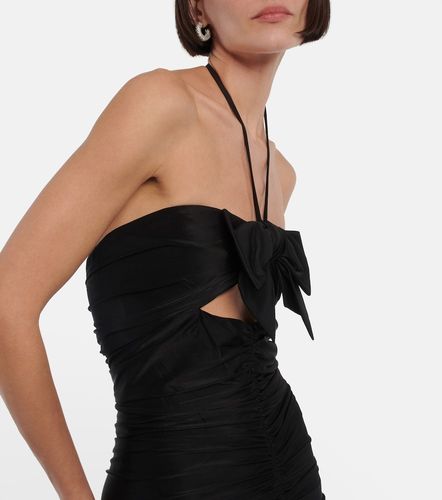 Vestido midi de jersey con cuello halter - Alexandre Vauthier - Modalova