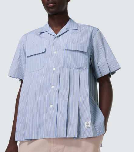 Sacai Camisa de algodón a rayas - Sacai - Modalova