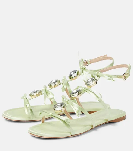 Embellished satin sandals - Giambattista Valli - Modalova