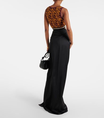 Crop top de jacquard - Dries Van Noten - Modalova