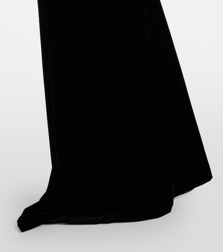 Abito lungo bustier in velluto - Carolina Herrera - Modalova