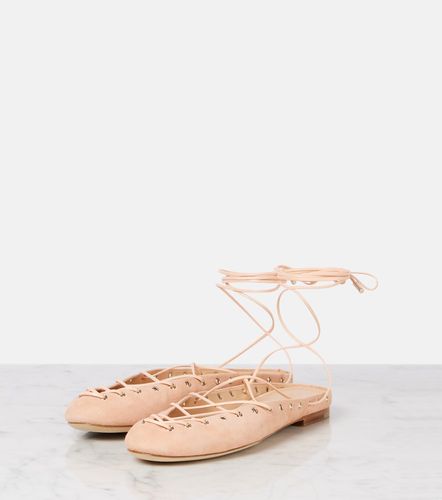 Chloe Ghillies suede flats - Chloe - Modalova