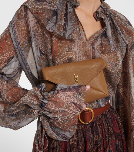 Clutch Cassandre de piel - Saint Laurent - Modalova