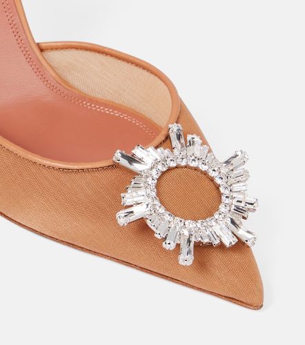 Pumps slingback Begum 95 in mesh - Amina Muaddi - Modalova