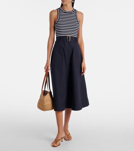 Abito midi in misto cotone - Veronica Beard - Modalova