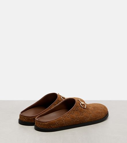 Gucci GG Horsebit suede mules - Gucci - Modalova