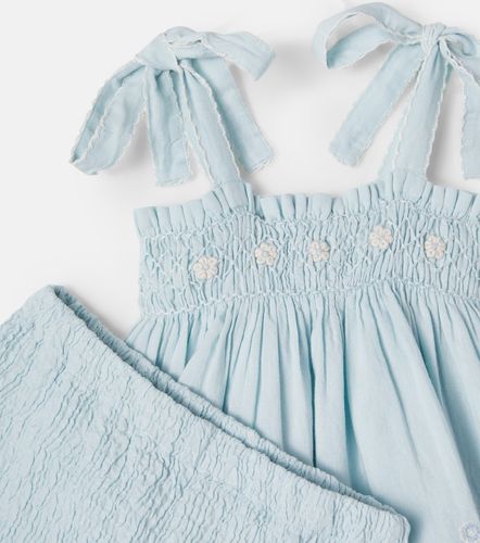 Set Maya de top y shorts de algodón y lino - Bebe Organic - Modalova