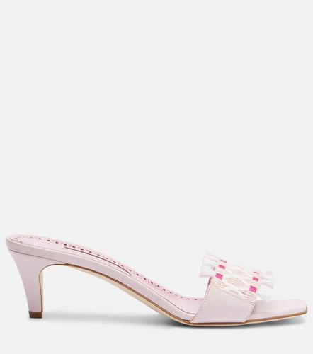 More embroidered leather mules - Manolo Blahnik - Modalova