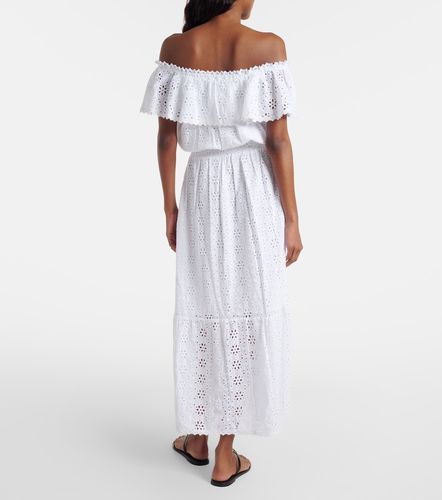 Abito midi Larna in cotone sangallo - Melissa Odabash - Modalova