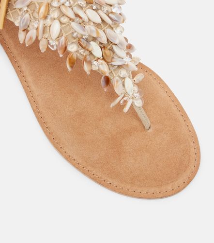 Verzierte Sandalen aus Veloursleder - Balmain - Modalova