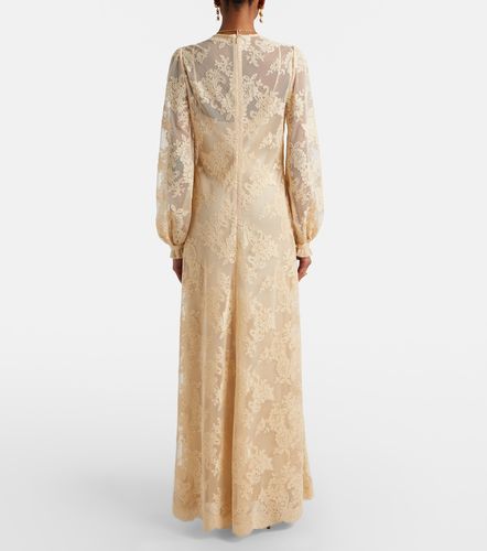 Abito lungo Como in pizzo con seta - Zimmermann - Modalova