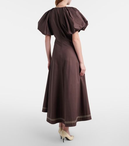 Puff-sleeve cotton maxi dress - Alemais - Modalova
