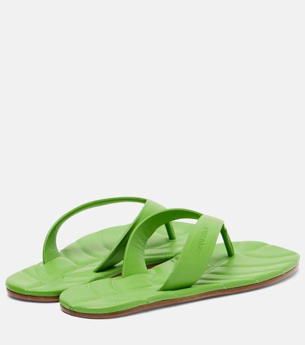Leaf leather thong sandals - JW Anderson - Modalova