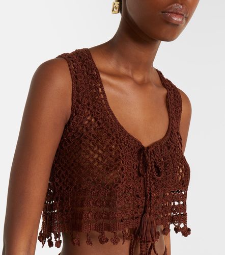 Marrakesh crochet cotton crop top - Anna Kosturova - Modalova