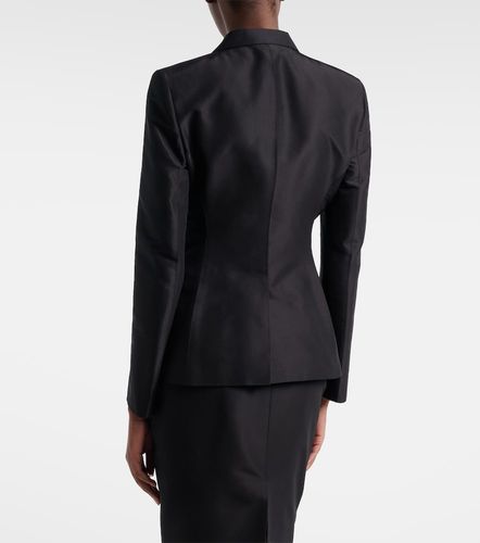 Gucci Blazer in faille di seta - Gucci - Modalova