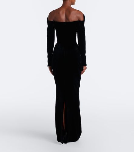 Mugler Robe aus Samt - Mugler - Modalova